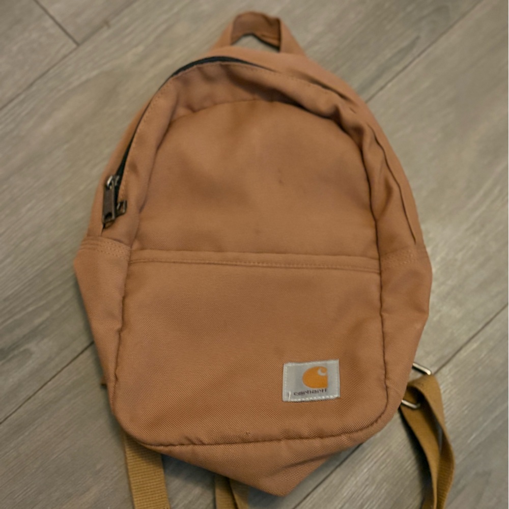 Carhartt Brown mini backpack purse